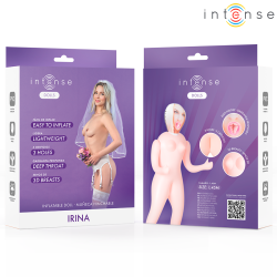 INTENSE DOLLS - IRINA AUFBLASBARE PUPPE MIT DREI ÖFFNUNGEN – Produktansicht 4