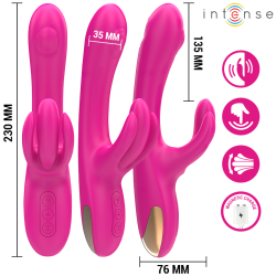 INTENSE - BRITNEY MULTIFUNKTIONS-RABBIT-VIBRATOR 23 CM ROSA – Produktansicht 3