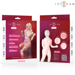 INTENSE DOLLS - AUFBLASBARE PUPPE INGRID MIT DREI ÖFFNUNGEN – Produktansicht 4