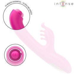 INTENSE - CHRISTINA MULTIFUNKTIONS-RABBIT-VIBRATOR 22,5 CM ROSA – Produktansicht 6