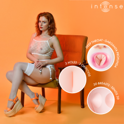 INTENSE DOLLS - AUFBLASBARE PUPPE SCARLETT MIT DREI ÖFFNUNGEN – Produktansicht 4
