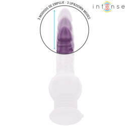 INTENSE - TATUM MULTIFUNKTIONSVIBRATOR MIT AUF- UND ABVIBRATION 24 CM LILA – Produktansicht 4
