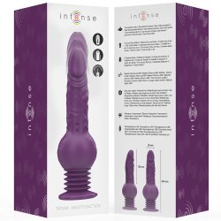 INTENSE - TATUM MULTIFUNKTIONSVIBRATOR MIT AUF- UND ABVIBRATION 24 CM LILA – Produktansicht 8