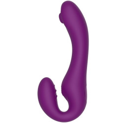 XOCOON - 2 IN 1 STRAPLESS STRAP-ON VIBRATOR MIT FERNBEDIENUNG LILA – Produktansicht 5