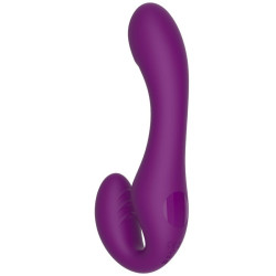 XOCOON - 2 IN 1 STRAPLESS STRAP-ON VIBRATOR MIT FERNBEDIENUNG LILA – Produktansicht 6