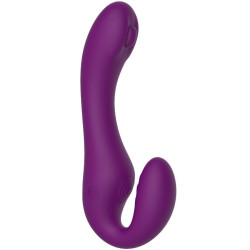 XOCOON - 2 IN 1 STRAPLESS STRAP-ON VIBRATOR MIT FERNBEDIENUNG LILA – Produktansicht 12