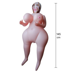HIDDEN DESIRE - HEAVY HEATHER AUFBLASBARE PUPPE 145 CM – Produktansicht 2
