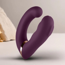 ROCKS-OFF - GEMINI DUAL VIBRATOR G-SPOT KLITORIS STIMULATOR LILA – Produktansicht 3
