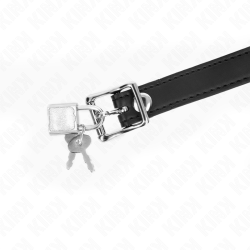 KINK - MODELL 1 SILIKONBALL 4 CM KNEBEL MIT SCHLOSS 60 x 2 CM – Produktansicht 4