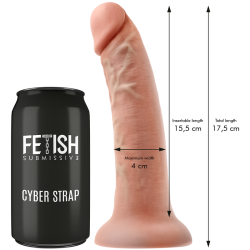 FETISH SUBMISSIVE CYBER STRAP - HARNESS MIT FERNBEDIENUNGS-DILDO-UHREN-TECHNOLOGIE – Produktansicht 4