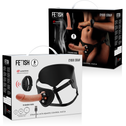 FETISH SUBMISSIVE CYBER STRAP - HARNESS MIT FERNBEDIENUNGS-DILDO-UHREN-TECHNOLOGIE – Produktansicht 14