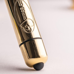 ROCKS-OFF - RO-80 CHAMPAGNER GOLDEN VIBRIERENDE KUGEL – Produktansicht 4