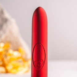 ROCKS-OFF - RO-90 SCARLET VELVET VIBRIERENDES BULLET ROT – Produktansicht 2