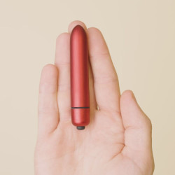 ROCKS-OFF - RO-90 SCARLET VELVET VIBRIERENDES BULLET ROT – Produktansicht 4