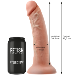 FETISH SUBMISSIVE CYBER STRAP - HARNESS MIT FERNBEDIENUNG DILDO WATCHME L-TECHNOLOGIE – Produktansicht 4