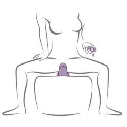 ROCKS-OFF - RUBY GLOW PURPLE SIT-ON VIBRATOR – Produktansicht 6