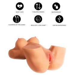 VERBORGENE BEGIERDE - MELKENDE MEGA-SCHLAMPE-TORSO WEIBLICHER MASTURBATOR 22 KG – Produktansicht 8