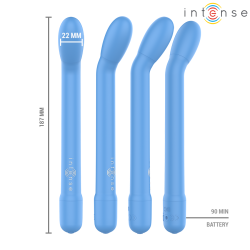 INTENSE - KARLIE WIEDERAUFLADBARER G-PUNKT-STIMULATOR BLAU – Produktansicht 3