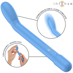 INTENSE - KARLIE WIEDERAUFLADBARER G-PUNKT-STIMULATOR BLAU – Produktansicht 5