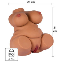 HIDDEN DESIRE - FAT FUCK QUEEN TORSO MASTURBATOR WEIBLICH 6 KG – Produktansicht 5