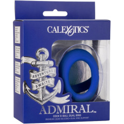CALEXOTICS - ADMIRAL COCK BALL DUAL RING BLAU – Produktansicht 6