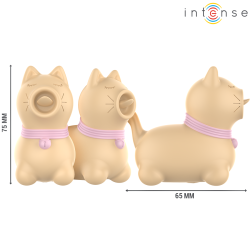 INTENSE - TOULOUSE STIMULATOR MIT 360º ROTIERENDER ZUNGE GELB – Produktansicht 4