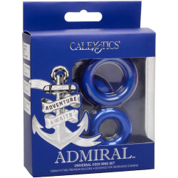 CALEXOTICS - ADMIRAL COCK RING SET BLAU – Produktansicht 4