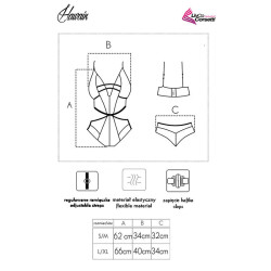 LIVCO CORSETTI FASHION - HAWAIN LC 90665 BODY SCHWARZ – Produktansicht 4