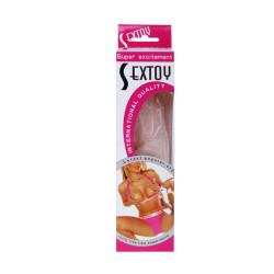 BAILE - REALISTISCHER SKIN TOUCH SILIKONDILDO 19 CM ZUFLLIGE BOXFARBE – Produktansicht 6