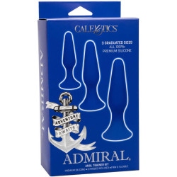 CALEXOTICS - ADMIRAL KIT 3 ANALPLUG BLAU – Produktansicht 4