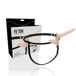 FETISH SUBMISSIVE HARNESS - DOPPELTE PENETRATION, FLEISCH-VIBRATOR – Produktansicht 2