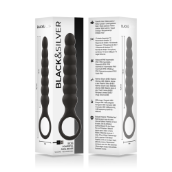 BLACK&SILVER - BOB LEISTUNGSSTARKER ANAL-DILATOR AUS SILIKON – Produktansicht 5