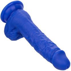 CALEXOTICS - ADMIRAL SAILOR REALISTISCHER DILDO-VIBRATOR BLAU – Produktansicht 2