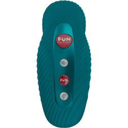 FUN FACTORY - LAYA III LAY-ON VIBRATOR FLASCHE GRÜN – Produktansicht 3