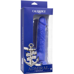CALEXOTICS - ADMIRAL SAILOR REALISTISCHER DILDO-VIBRATOR BLAU – Produktansicht 5