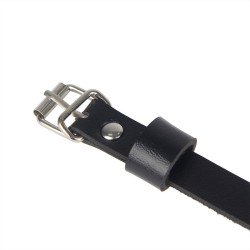 SUBBLIME - LEDER TAILLE UND BEIN HARNESS SCHWARZ EINE GRÖSSE – Produktansicht 7