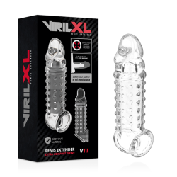 VIRILXL - PENISVERLÄNGERUNG UND HÜLLE V11 TRANSPARENT – Produktansicht 2