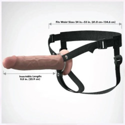 FANTASY X-TENSIONS - ELITE REALISTIC HOLLOW STRAP-ON 24,1 CM – Produktansicht 6