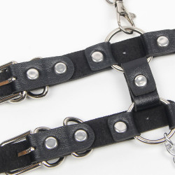 SUBBLIME - HARNESS MIT RIEMEN UND KETTE ??DETAILS EINE GRÖSSE – Produktansicht 8