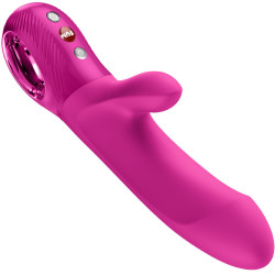 FUN FACTORY - BI STRONIC EMBRACE THRUSTING RABBIT PULSATORS MAGENTA – Produktansicht 2