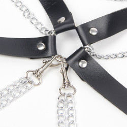 SUBBLIME - HARNESS-BH MIT KETTENDETAIL, EINE GRÖSSE – Produktansicht 4