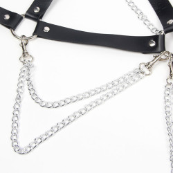 SUBBLIME - HARNESS-BH MIT KETTENDETAIL, EINE GRÖSSE – Produktansicht 5