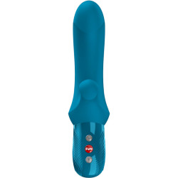 FUN FACTORY - BI STRONIC CURVE THRUSTING RABBIT PULSATORS AQUAMARINE – Produktansicht 3