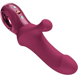 FUN FACTORY - BI STRONIC CURVE THRUSTING RABBIT PULSATORS WINE RED – Produktansicht 2