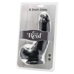 GET REAL - DILDO 20,5 CM MIT KUGELN SCHWARZ – Produktansicht 2