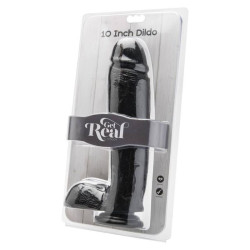 GET REAL - DILDO 25,5 CM MIT KUGELN SCHWARZ – Produktansicht 2