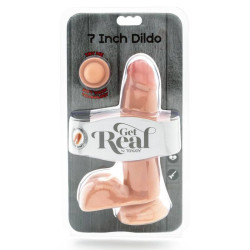 GET REAL - DUAL DENSITY DILDO 12 CM BALLS SKIN – Produktansicht 3
