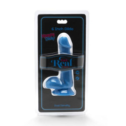 GET REAL - HAPPY DICKS DILDO 12 CM BLLE BLAU – Produktansicht 2