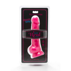 GET REAL - HAPPY DICKS 19 CM MIT BLLEN ROSA – Produktansicht 2