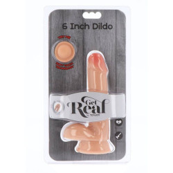 GET REAL - DUAL DENSITY DILDO 17 CM EIERHAUT – Produktansicht 2